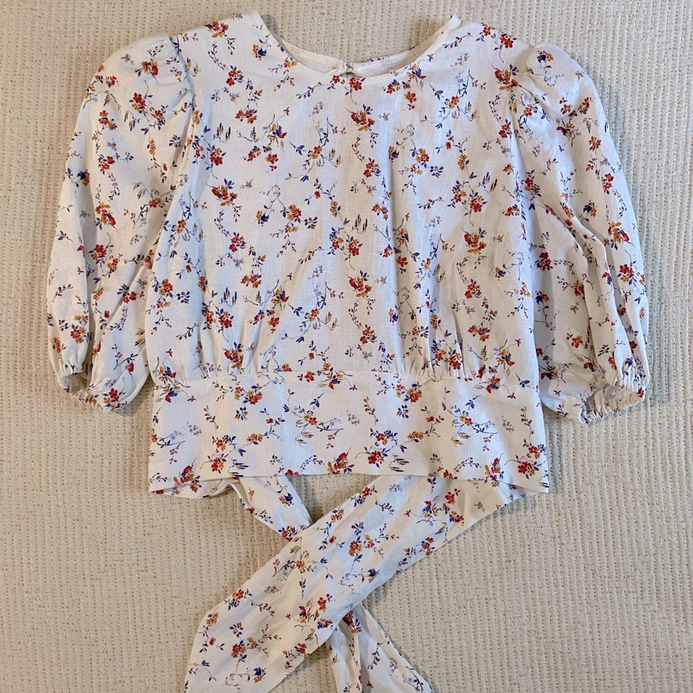 Reformation Linen Top